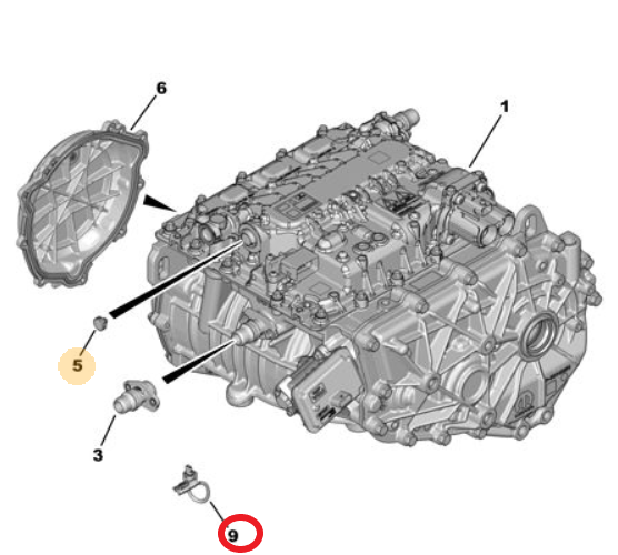 Citroen e-C3 (2024-2026) Elektrikli Motor Sıcaklık Sensörü (Orijinal)