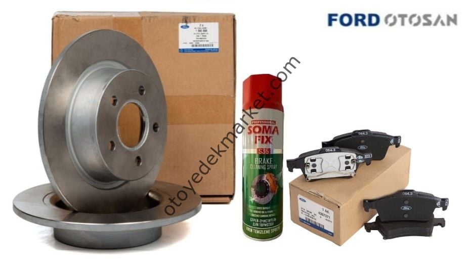 Ford Connect (2003-2013) Arka Fren Diski 278 Mm 1.8 Tdci Arka Fren Balata (Otosan)