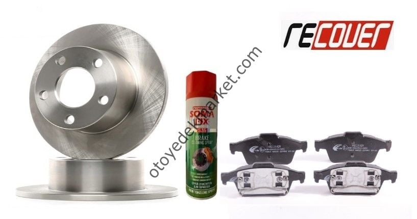 Ford Connect (2003-2013) Arka Fren Diski 278 Mm 1.8 Tdci Arka Fren Balata (Recover)