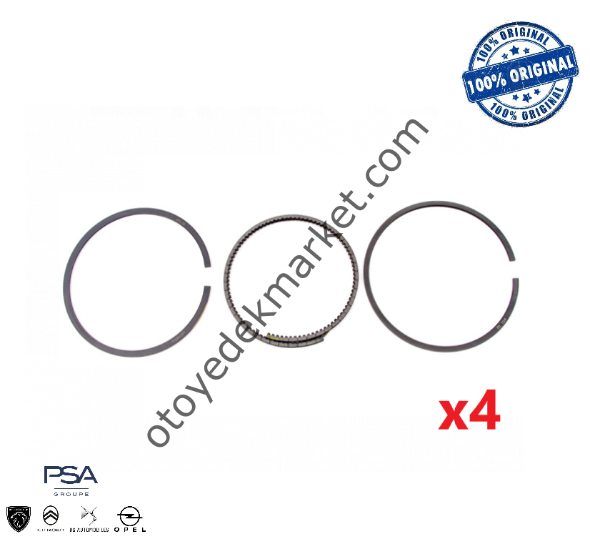 Peugeot 508 (2019-2024) 1.5 BlueHdi Piston Segmanı Takımı (Orijinal)
