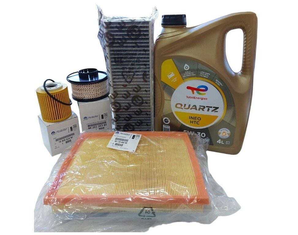 Peugeot 508 (2019-2024) 1.5 Blue Hdi Filtre Seti + 5w30 Castrol (Orijinal)