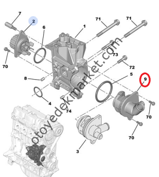 PEUGEOT 106 (1996-2001) 1.4 SU KOLLEKTÖRÜ (ORİJİNAL)