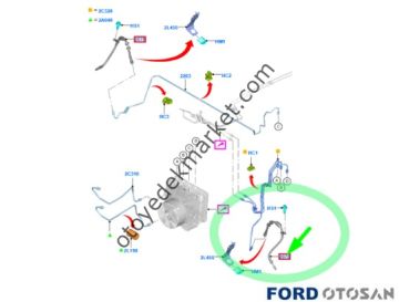 Ford Kuga (2013-2020) Arka Teker Rulmanı Poryası (Fomoco)