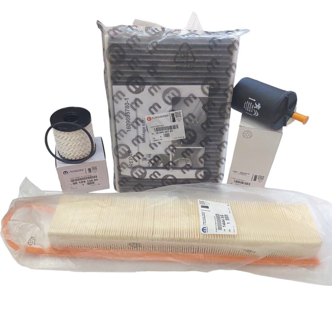 Peugeot 508 (2011-2018) 1.6 Vti 120 Hp Benzinli Filtre Bakım Seti (Orijinal)