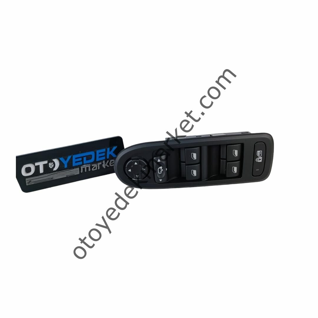 Peugeot 308 (2008-2013) Sol Ön Cam Açma Kumanda Düğmesi (Zegen)