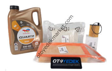 Citroen C3 (2003-2010) 1.4 Hdi Filtre Seti Mazot Filtresi + 5W40 Yağ (Orijinal)
