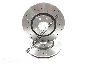 Citroen DS3 (2010-2015) Ön Fren Disk Takımı / Soğutma Delikli Spor