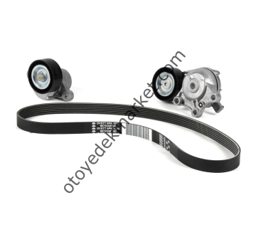 Peugeot 308 (2012-2013) 1.6 e-Hdi Stop&Start Alternatör Kayış ve Rulman Seti (Gates)