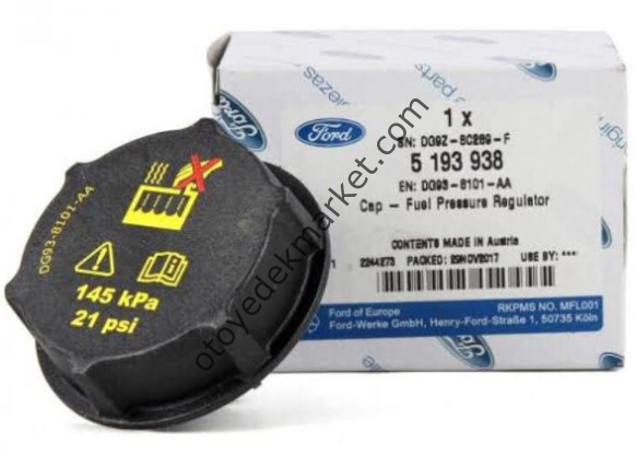 Ford Focus (2011-2014) 1.6 Radyatör Yedek  Su Kapağı