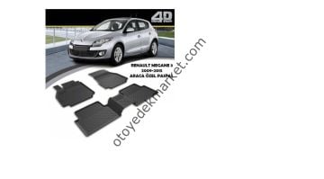 4D PASPAS HAVUZLU RENAULT MEGANE 3 (2009-2015) 5 PRÇ SiYAH KUTULU ORJiNAL KESiM