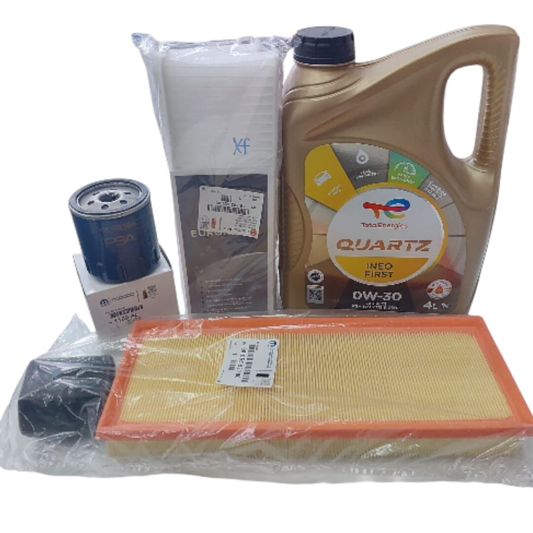 Peugeot 3008 (2016-2024) 1.2 Benzinli Filtre Bakım Seti 0w30 Yağ (Orijinal)