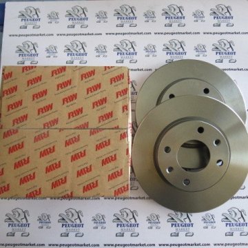CİTROEN C3 1,6 HDI 2005-2009 ÖN FREN DİSK TAKIMI (FERODO)