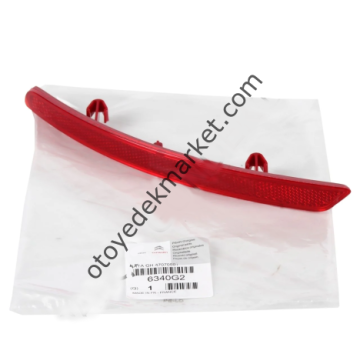 Citroen C5 (2009-2015 Arka Tampon Sol Reflektör (Kedi Gözü) (Orijinal)