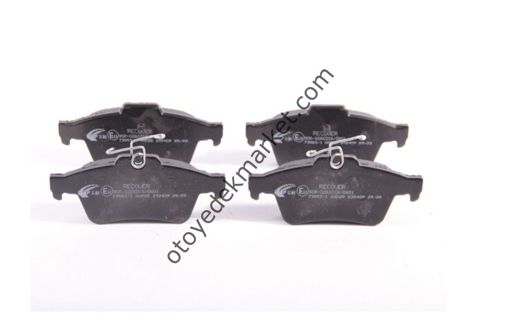 Ford Focus (2011-2018) Arka Fren Balata (Recover)