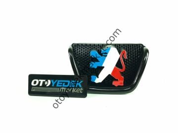 Peugeot 206 (1999-2009) Ön Panjur Arması Bayrak Desenli (İthal)