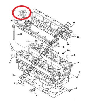 Peugeot 206 Gti (1999-2006) 2.0 Benzinli Motor Yağ Dolum Kapağı (Orijinal)
