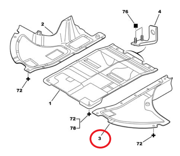Peugeot Boxer (2024-2025) Ön Tampon Sol Alt Muhafaza (Orijinal)