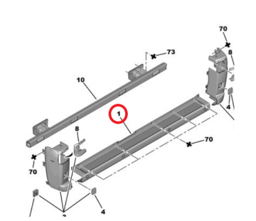 Citroen Jumper (Relay) (2024-2025) Arka Tampon (Orijinal)