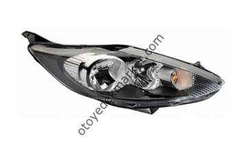 Ford Fiesta (2008-2013) Sağ Far Ayarlı Siyah Zemin (Depo)