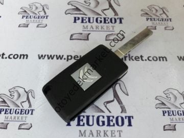 Citroen C5 Sustalı Anahtar Kabı 3 Tuşlu (İthal)
