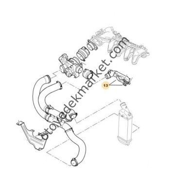 Citroen C5 (2005-2011) 1.6 Hdi Turbo Susturucu Borusu Resonatör (İthal)
