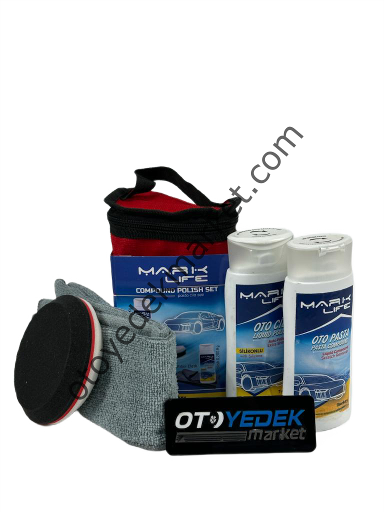 Bakım Çantası (Pasta+Cila+Uygulama Pedi +Mikrofiber Bez+Çanta)