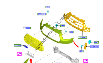 Ford Transit (2014-2016) Ön Ford Arma Amblem (Otosan)
