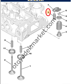 CİTROEN C3 1,6 HDİ SUBAP HOROZU (İNA)
