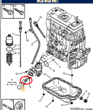 PEUGEOT PARTNER (1998-2008) YAĞ MÜŞÜRÜ (DELPHİ)