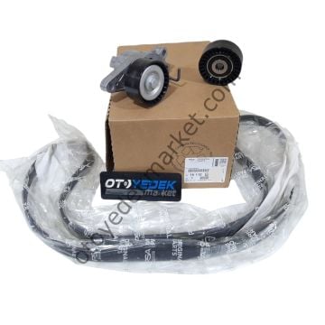 Peugeot 206 (2004-2012) 1.4 ve 1.6 Benzinli Motor Alternatör Kayış ve Rulman Kiti (Orijinal)