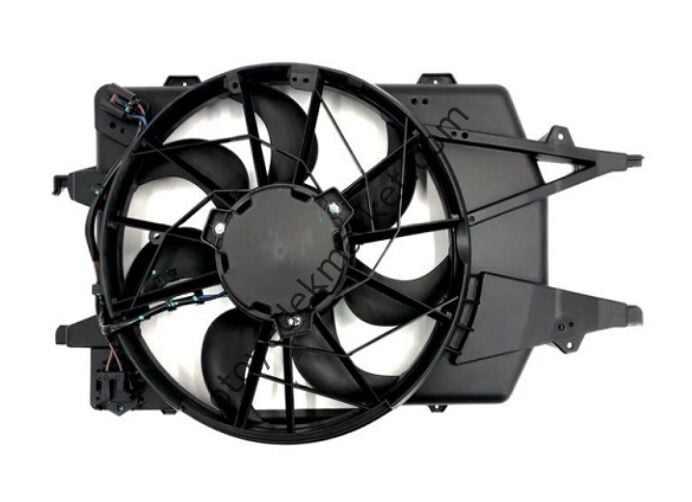 Ford Focus (1998-2005) Fan ve Motoru (+) Davlubaz Komple (Fase)