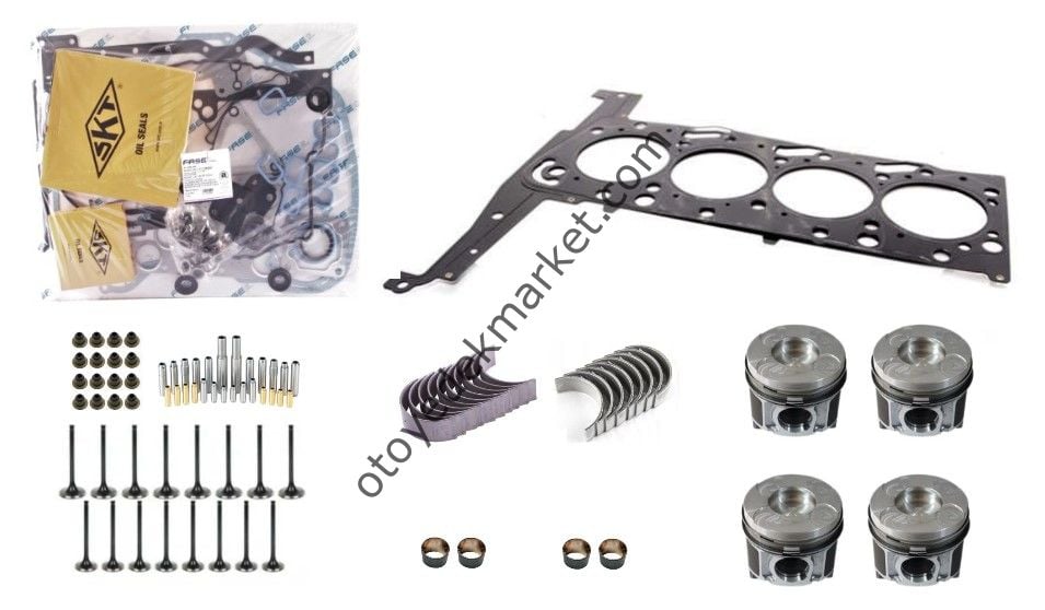 Ford Transit (2006-2012) V-347 100-120 Ps Komple Pistonlu Motor Seti