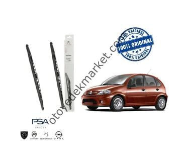Citroen C3 (2002-2009) Ön Cam Silecek Süpürgesi Takımı (Orijinal)