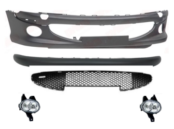Peugeot 206 Gti-Rc Dolu Ön Tampon Ön Tampon,Orta Bandı,Izgara ve Sis Farları (İthal)