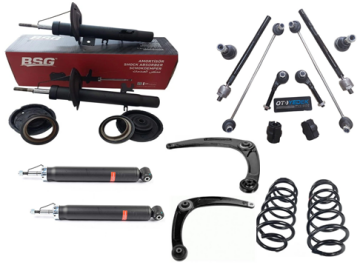 Citroen C4 (2010-2017) Full Amortisörlü ve Yaylı Komple Ön Takım Seti (İthal)