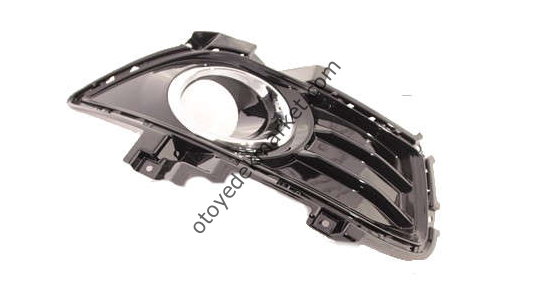 Ford Mondeo (2014-2022) Sis Far Çerçevesi Sağ Parlak Siyah Kromlu  (Fase)