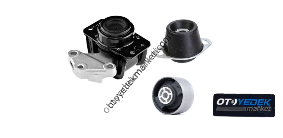 Peugeot 307 (2003-2009) 1.6 Benzinli Komple Motor Takoz Seti (İthal)