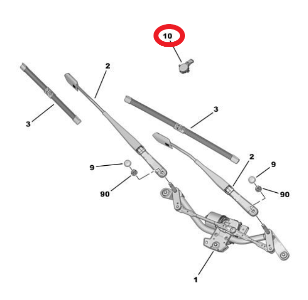 Citroen C3 (2024-2026) Ön  Cam Yağmur Sensörü (Orijinal)