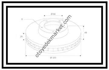 Ford Focus (2014-2017) Ön Fren Disk Seti  Ve Ön Fren Balata Takımı (Bosch)