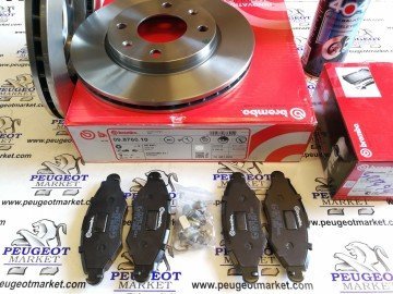 PEUGEOT 206 (1999-2010) BALATA+DİSK TAKIMI (BREMBO)