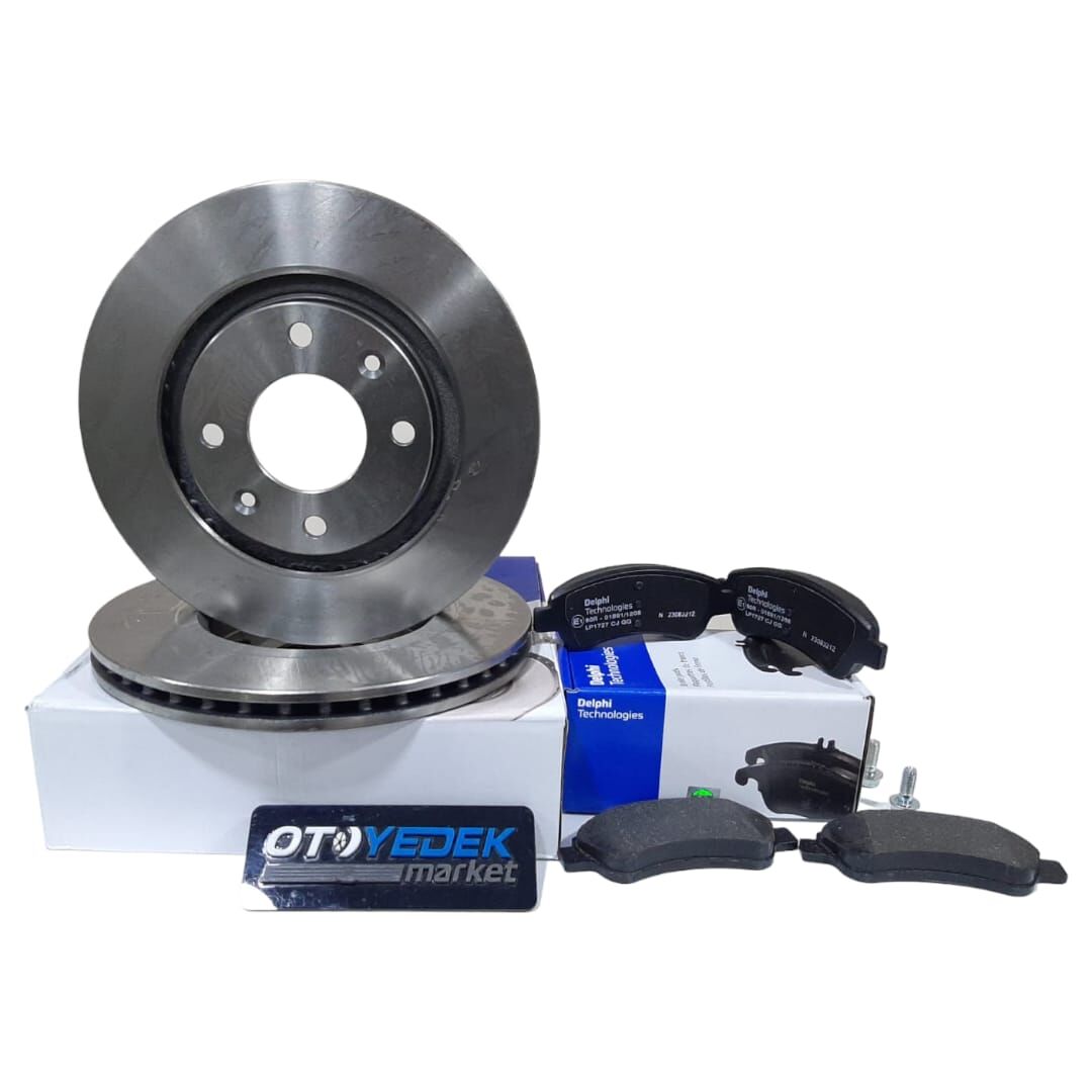 Peugeot 207 (2006-2012) 1.6 Ön Fren Disk ve Balata Takımı (Delphi)