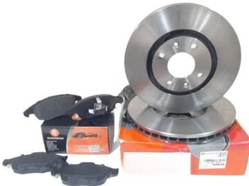 Peugeot 207 (2006-2011) 1.6 Ön Fren Disk ve Balata Takımı (Orijinal Eurorepar)