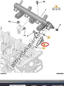 PEUGEOT 306 1,6 BENZİNLİ ENJEKTÖR (BOSCH)