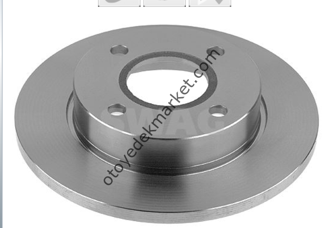 Ford Fiesta (1996-2000) Ön Fren Diski Takım 240 Mm (SWAG)