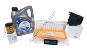 Citroen Berlingo (2003-2008) 1.6 Hdi Filtre Seti + Motor Yağı (Orijinal)