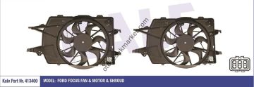 Ford Focus (1998-2004) Fan Motoru Tekli (Kale)