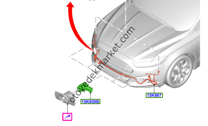 Ford Mondeo (2014-2022) Alg Park Yard.Sıs(Otosan)