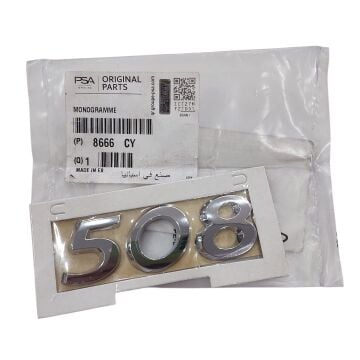 Peugeot 508 (2011-2014) Arka Yazısı (Orijinal)