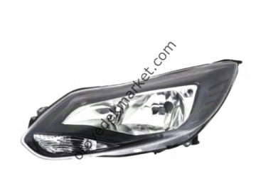 Ford Focus (2011-2014) Sol Ön Far (Siyah Zemin) TYC