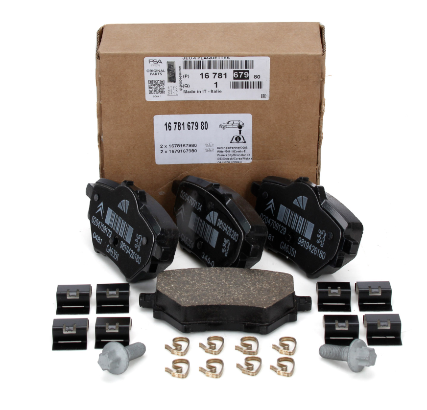 Opel Grandland (2017-2023) Arka Fren Balata Takımı (Orijinal)